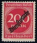 Stamps Germany -  Scott  230  Cifras