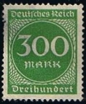Stamps Germany -  Scott  231  Cifras