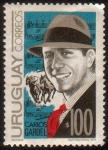 Stamps Uruguay -  CARLOS GARDEL