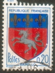 Stamps France -  Republique Française (unicornio plata)