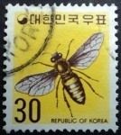 Stamps South Korea -  Bee