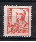 Stamps Spain -  Edifil  823  Cifras, Cid e Isabel.  