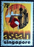 Sellos de Asia - Singapur -  Association of SouthEast Asian Nations