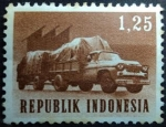 Sellos de Asia - Indonesia -  Transport