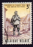 Stamps : Europe : Belgium :  JOURNEE DU TIMBRE 1966