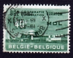 Stamps Belgium -  COOPERATIE EURATOM MOL