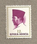 Stamps Asia - Indonesia -  Presidente Sukarno