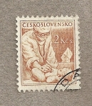 Stamps Czechoslovakia -  Maternidad