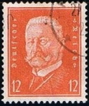 Stamps Germany -  Scott  370  Pres. Fredrich Ebert