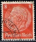 Stamps Germany -  Scott  404  Pres. Von Hindenburg