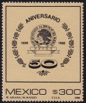 Stamps Mexico -  50 aniversario