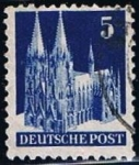 Stamps : Europe : Germany :  Scott  636  Catedral de Colonia