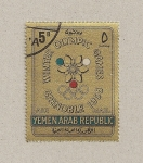 Stamps Yemen -  Juegos Olímpicos Invierno Grenoble