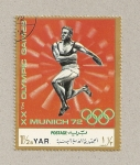 Sellos de Asia - Yemen -  Juegos Olímpicos Munich