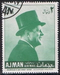 Stamps United Arab Emirates -  50 Aniversario de John E. Kenedy (3)