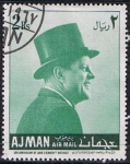 Stamps United Arab Emirates -  50 Aniversario de John E. Kenedy (4)