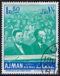 Stamps United Arab Emirates -  50 Aniversario de John E. Kenedy (5)