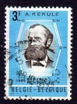 Stamps : Europe : Belgium :  A. KEKULE -1865 BENZENE