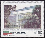 Sellos de America - M�xico -  Ferrocrriles nacionales de México-PUENTE METLAC