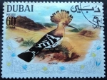 Stamps United Arab Emirates -  Hoopoe