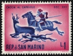 Stamps : Europe : San_Marino :  Caza