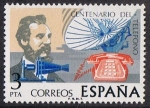Stamps Spain -  CENTENARIO DEL TELÉFONO