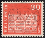 Stamps : Europe : Switzerland :  Edificios y monumentos