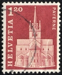 Stamps : Europe : Switzerland :  Edificios y monumentos