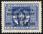 Stamps Yugoslavia -  Istria y costa eslovena (zona B)