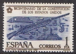 Stamps Spain -  BICENTENARIO INDEPENDENCIA EEUU