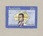 Sellos de Oceania - Australia -  Dia de Australia, Mathew Flinders