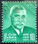 Sellos de Asia - Sri Lanka -  D. S. Senanayake (1884-1952)