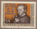 Stamps Austria -  Johann Gregor Mendel -
