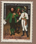 Stamps Austria -  175 aniversario - exposición nacional del Tirol