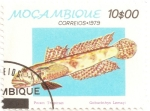 Stamps Mozambique -  Pez tropical
