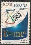 Stamps : Europe : Spain :  Año mundial de la física. Ed 4165