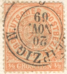 Stamps : Europe : Germany :  Groschen 1868