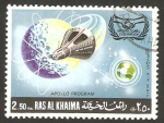 Stamps United Arab Emirates -  Ras Al Khaima - programa Apolo