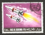 Stamps United Arab Emirates -  Ras Al Khaima - programa espacial soviético