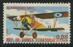 Stamps Equatorial Guinea -  Aviones - El Nieuport (1917)