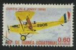 Stamps : Africa : Equatorial_Guinea :  Aviones - Curtis JN-4 Jenny (1918)