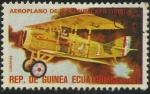Stamps : Africa : Equatorial_Guinea :  Aviones - Aeroplano de Rickenbacker (1918)