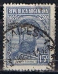 Stamps Argentina -  Scott 436  Martin Guemes