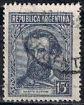 Stamps Argentina -  Scott 436  Martin Guemes (2)