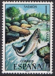 Stamps Spain -  FAUNA. PECES