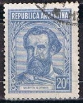 Stamps Argentina -  Scott 437  Martin Guemes