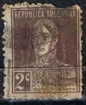 Stamps Argentina -  Scott  325  General San Martin