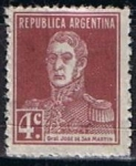 Stamps Argentina -  Scott  327  General San Martin