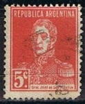 Stamps Argentina -  Scott  328  General San Martin (4)