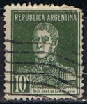 Stamps Argentina -  Scott  329  General San Martin (2)